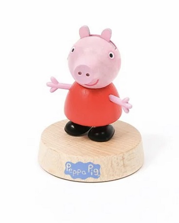 @【佩佩豬】佩佩 木 公仔 擺飾 粉紅豬小妹 Peppa pig_4